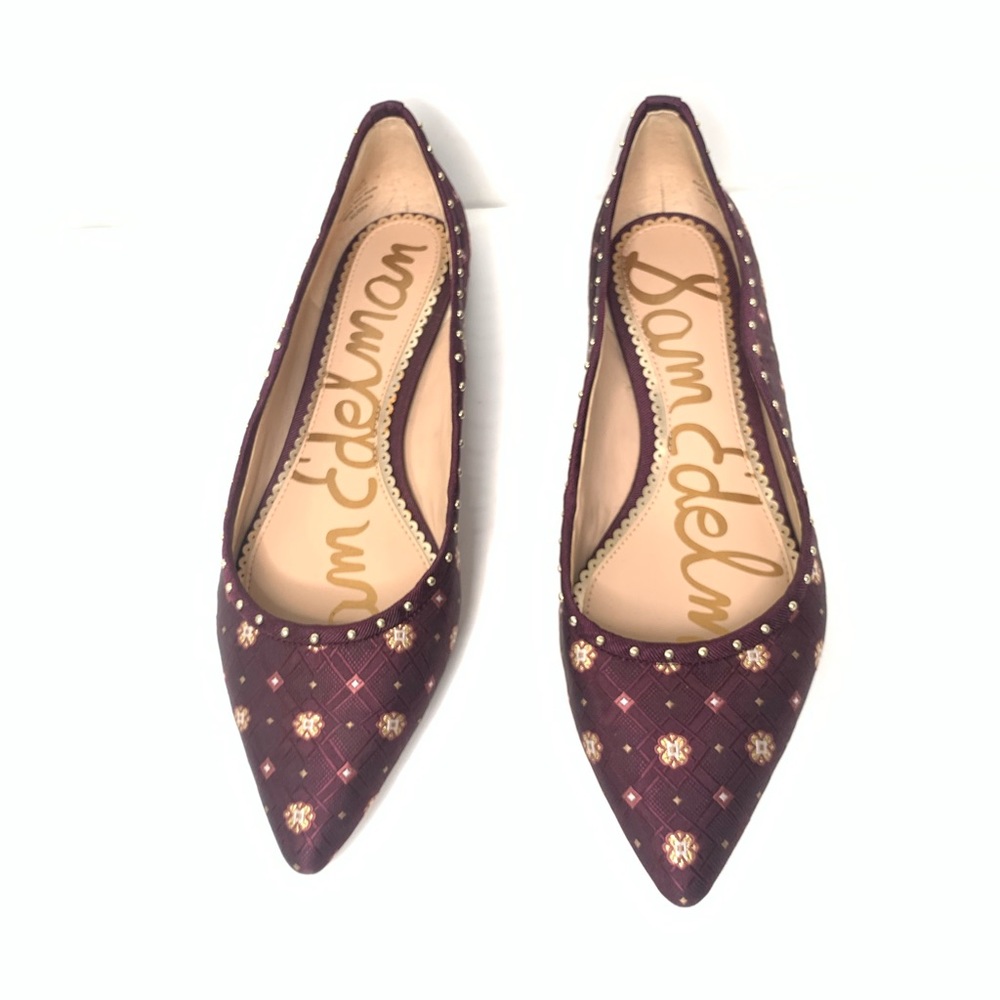Sam Edelman Purple Rivera pointed flats